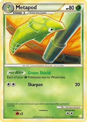 Metapod from HeartGold SoulSilver