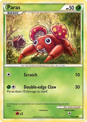 Paras from HeartGold SoulSilver