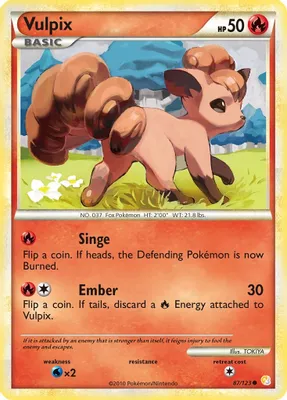 Vulpix from HeartGold SoulSilver