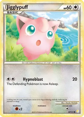 Jigglypuff from HeartGold SoulSilver