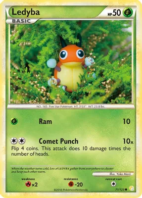 Ledyba from HeartGold SoulSilver