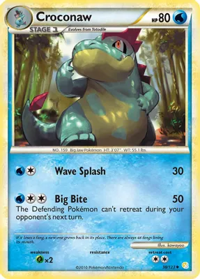 Croconaw from HeartGold SoulSilver