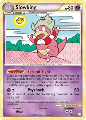 Slowking from HeartGold SoulSilver
