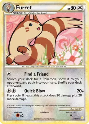 Furret from HeartGold SoulSilver
