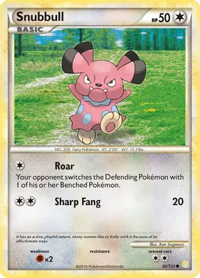 Snubbull from HeartGold SoulSilver