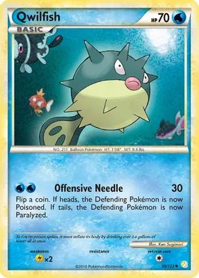 Qwilfish from HeartGold SoulSilver