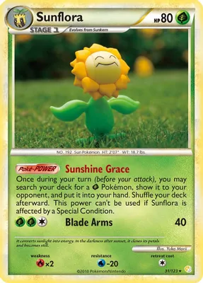 Sunflora from HeartGold SoulSilver
