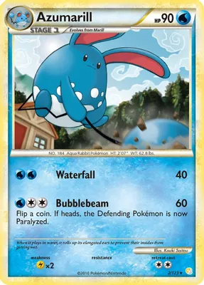 Azumarill from HeartGold SoulSilver