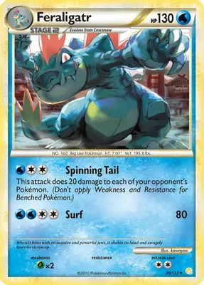 Feraligatr from HeartGold SoulSilver