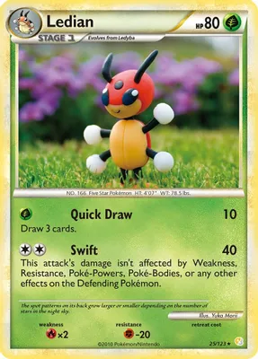Ledian from HeartGold SoulSilver
