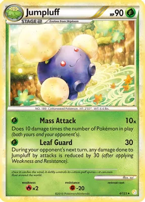 Jumpluff from HeartGold SoulSilver