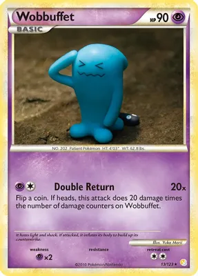 Wobbuffet from HeartGold SoulSilver