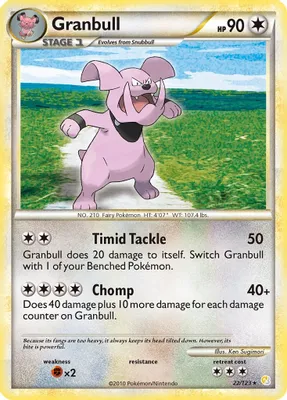 Granbull from HeartGold SoulSilver