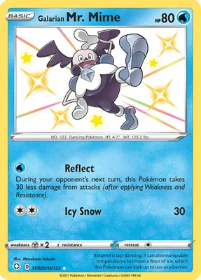 Galarian Mr. Mime from Shining Fates: Shiny Vault