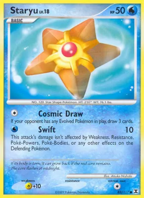 Staryu from Rising Rivals