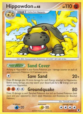 Hippowdon from Rising Rivals