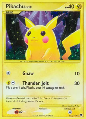 Pikachu from Rising Rivals