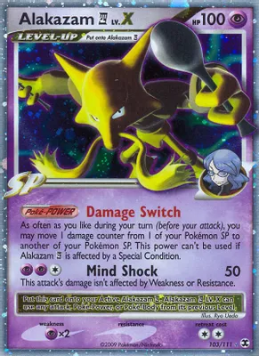 Alakazam E4 Lv.X from Rising Rivals
