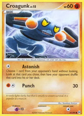 Croagunk from Arceus