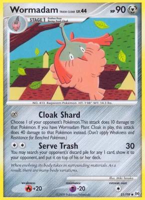 Wormadam Trash Cloak from Arceus