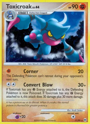 Toxicroak from Arceus