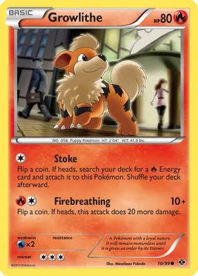 Growlithe (10) from Next Destinies