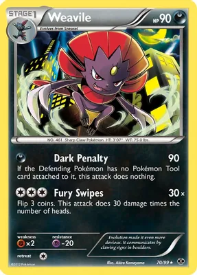 Weavile from Next Destinies