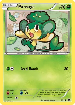 Pansage from Next Destinies