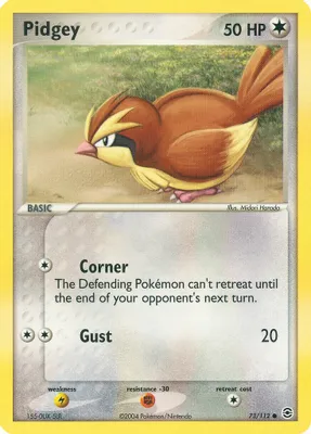 Pidgey from EX FireRed & LeafGreen