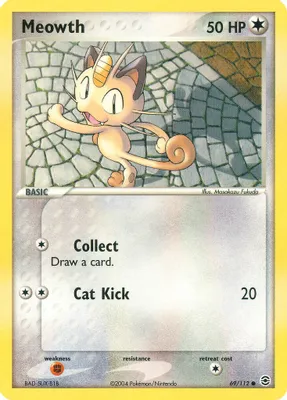 Meowth from EX FireRed & LeafGreen