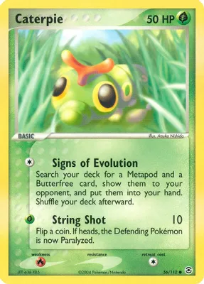 Caterpie from EX FireRed & LeafGreen