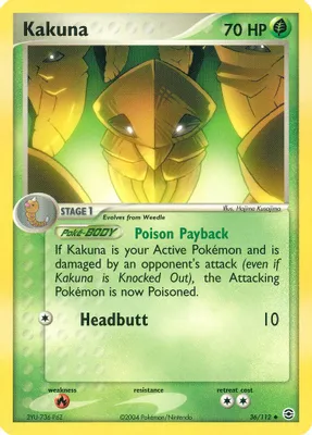 Kakuna from EX FireRed & LeafGreen
