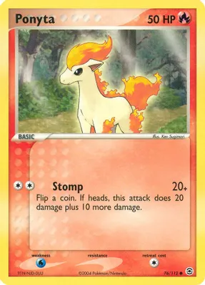 Ponyta from EX FireRed & LeafGreen