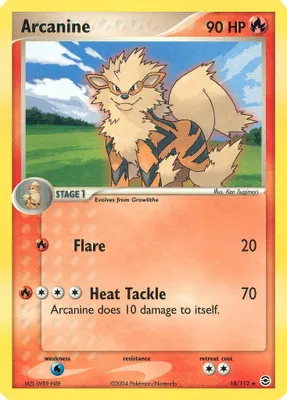 Arcanine from EX FireRed & LeafGreen