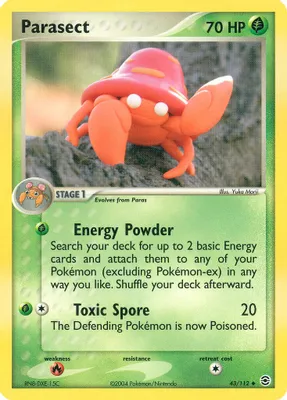 Parasect from EX FireRed & LeafGreen