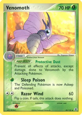 Venomoth from EX FireRed & LeafGreen