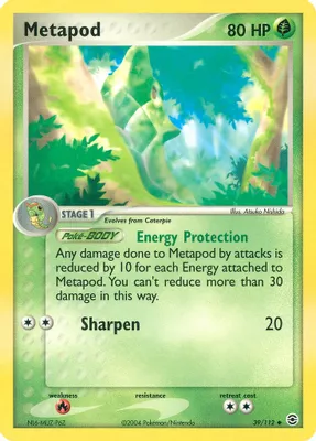 Metapod from EX FireRed & LeafGreen