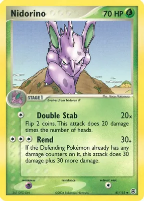 Nidorino from EX FireRed & LeafGreen