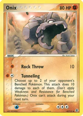 Onix from EX FireRed & LeafGreen