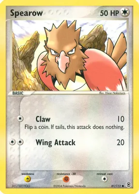 Spearow from EX FireRed & LeafGreen