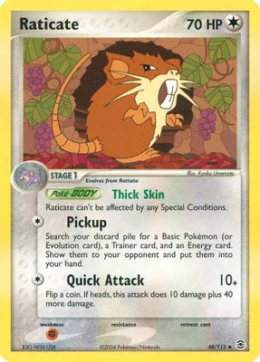 Raticate from EX FireRed & LeafGreen