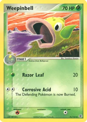 Weepinbell from EX FireRed & LeafGreen