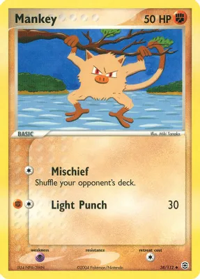 Mankey from EX FireRed & LeafGreen