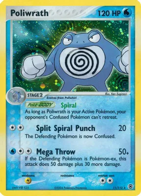Poliwrath from EX FireRed & LeafGreen