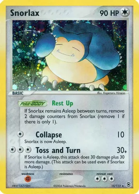 Snorlax from EX FireRed & LeafGreen