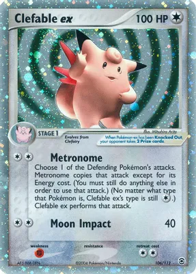 Clefable ex from EX FireRed & LeafGreen