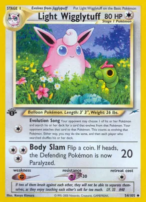Light Wigglytuff from Neo Destiny