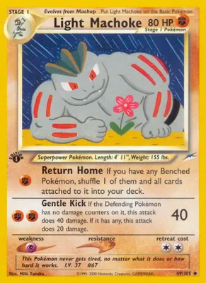 Light Machoke from Neo Destiny