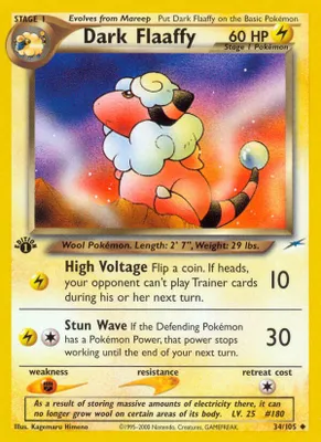 Dark Flaaffy from Neo Destiny