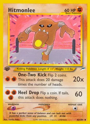 Hitmonlee from Neo Destiny